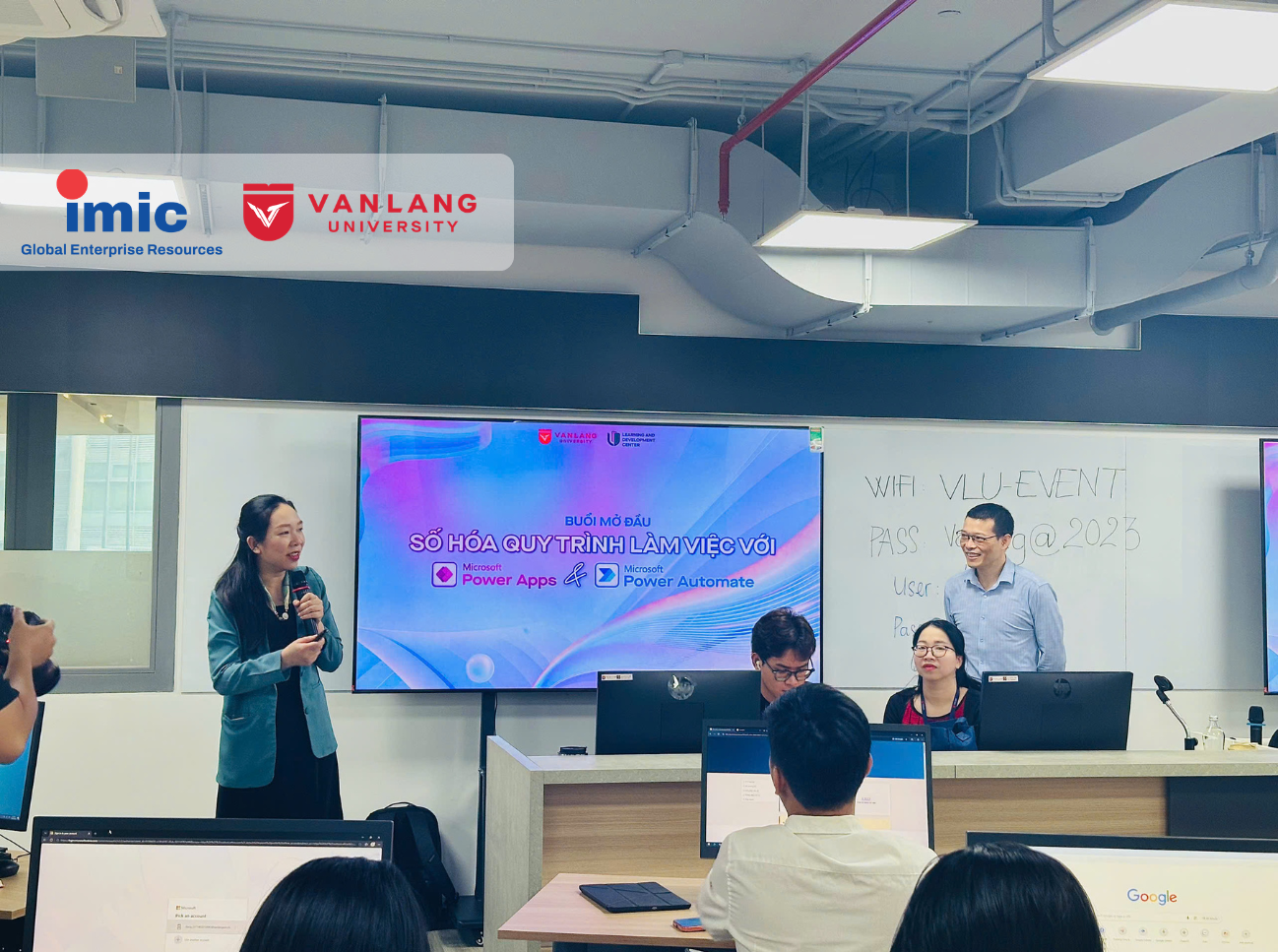 Đào tạo số hóa quy trình làm việc với Power Apps & Power Automate tại Đại học Văn Lang